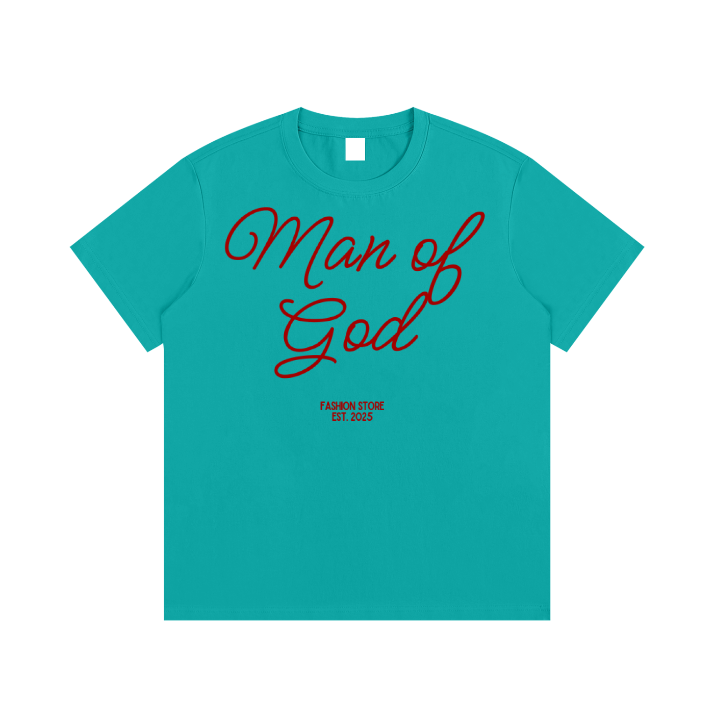 Essential Cotton "MAN OF GOD" T-Shirt