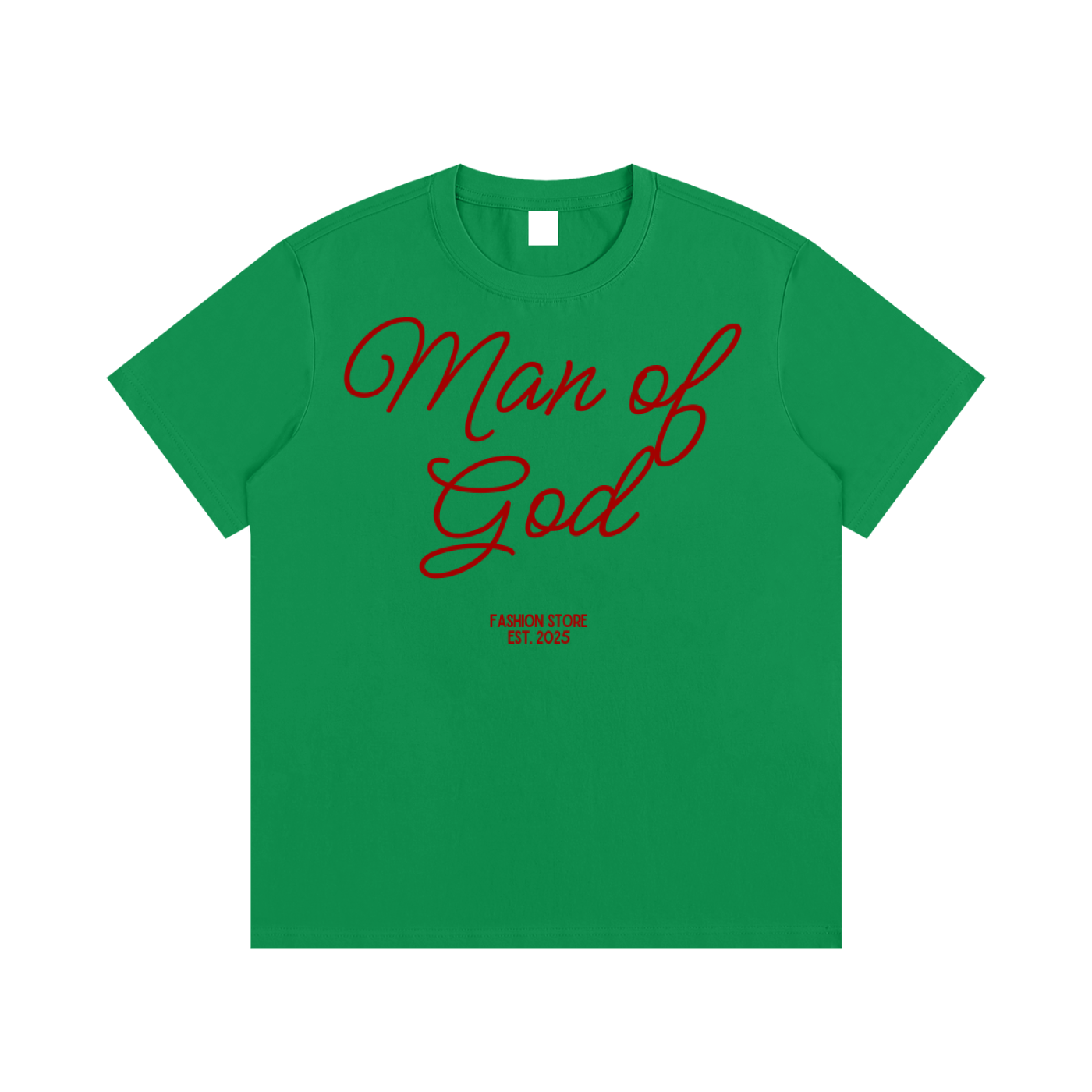 Essential Cotton "MAN OF GOD" T-Shirt
