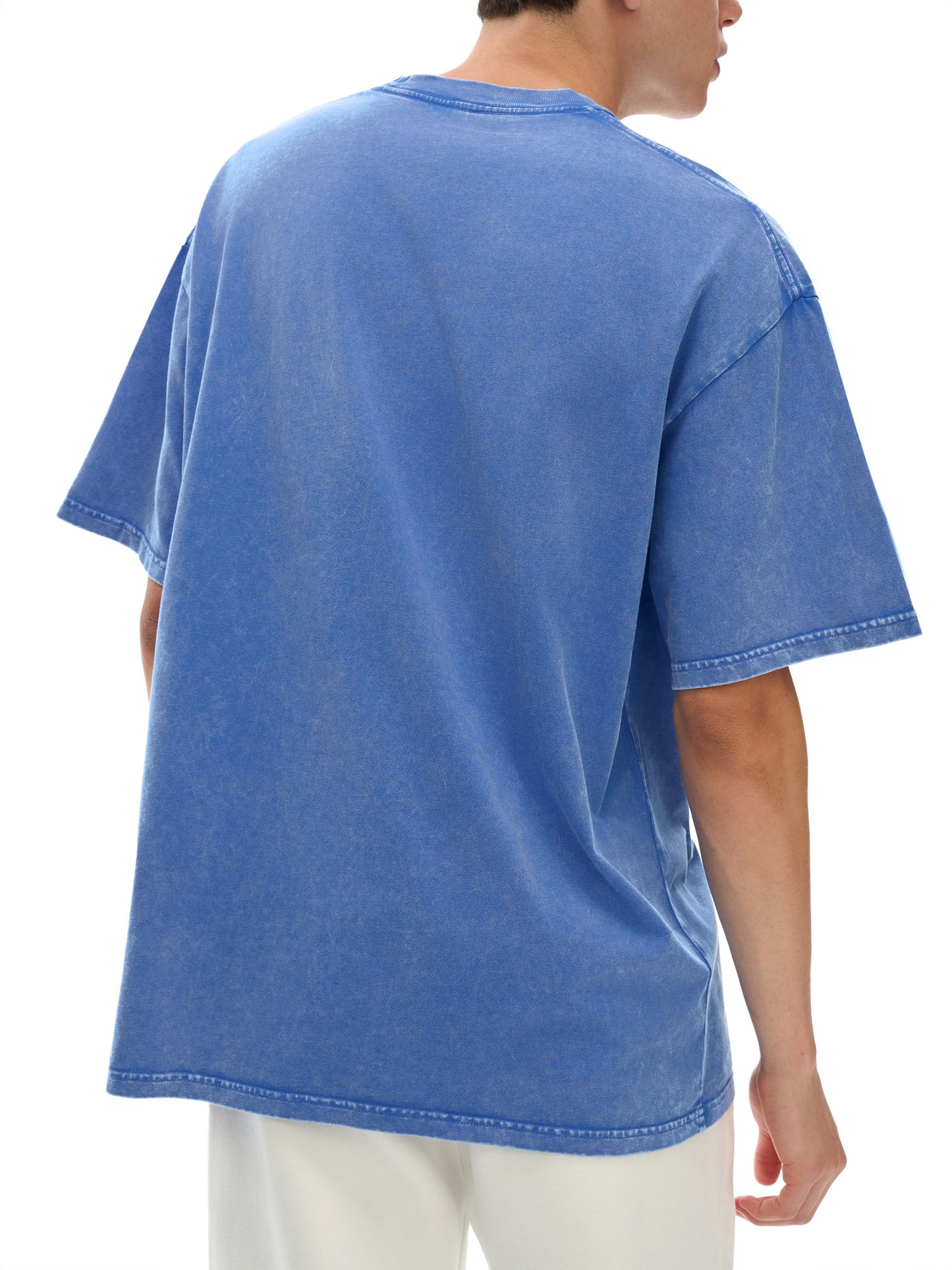 Snow Washed Oversized Cotton "JESUS=TRUTH" T-Shirt