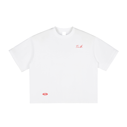 Vintage Washed Boxy "JESUS IS THE TRUTH" T-Shirt