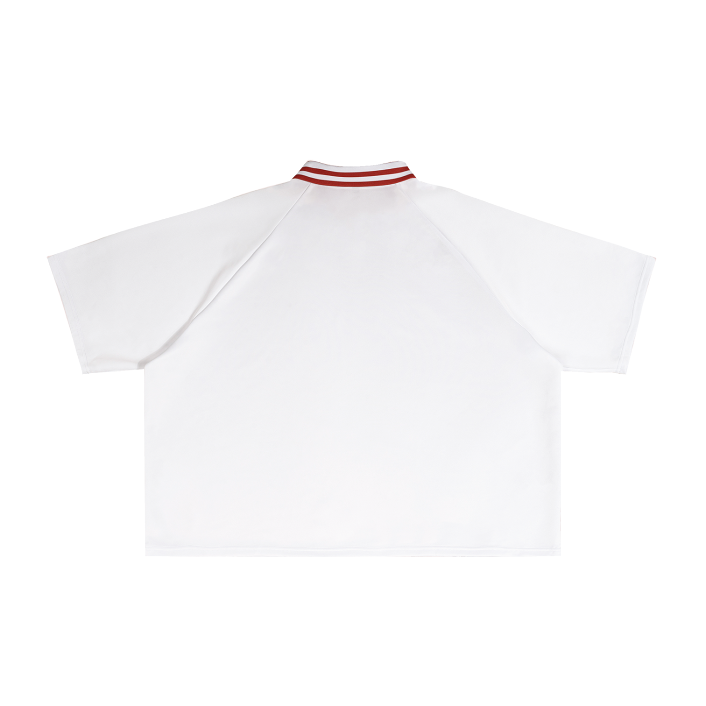 Contrast Lapel Collar "CHILD OF GOD" Boxy T-Shirt