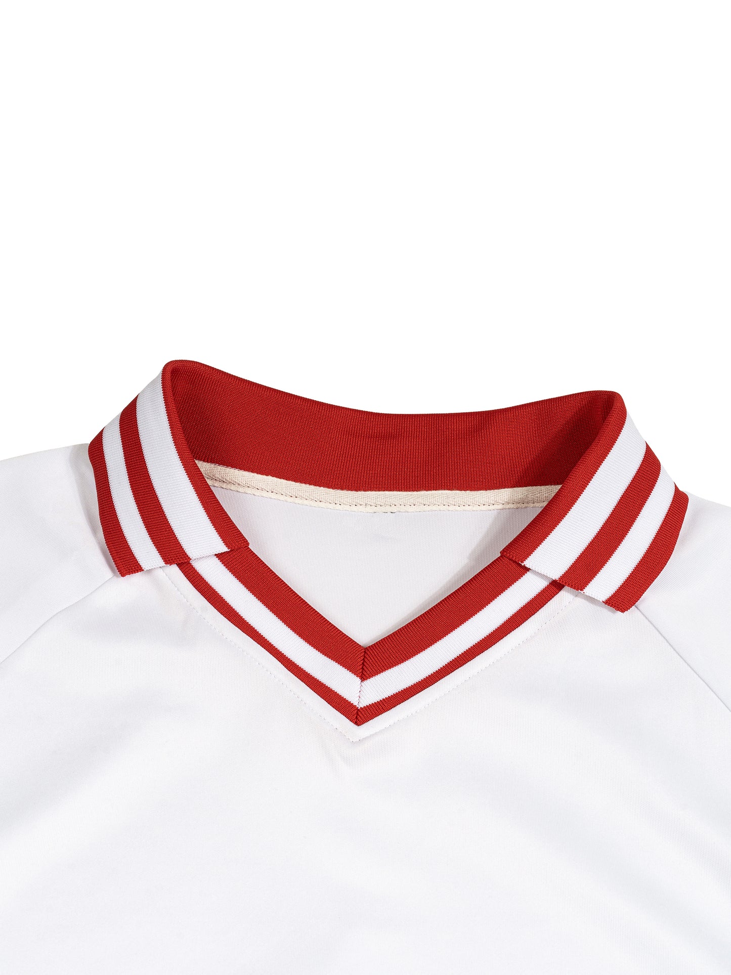 Contrast Lapel Collar "CHILD OF GOD" Boxy T-Shirt